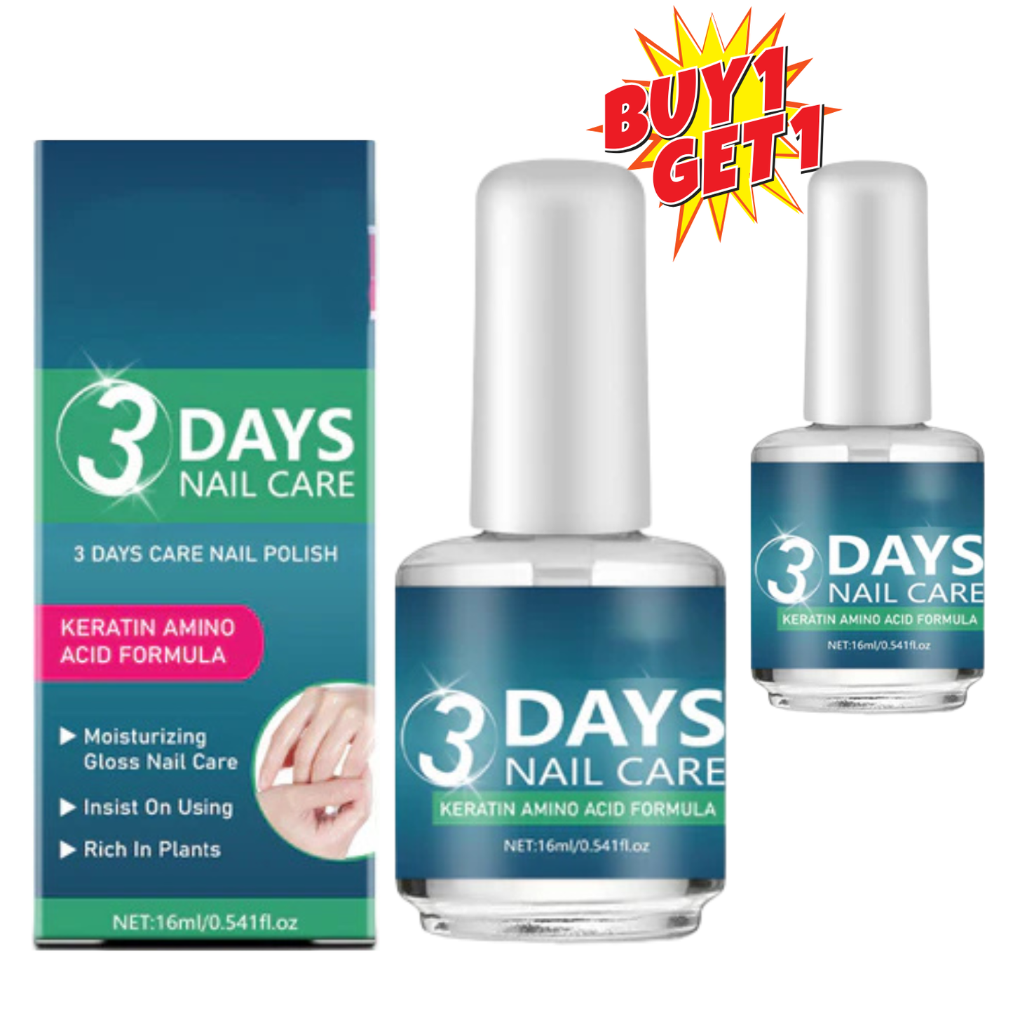 ⏰buy 1 get 1 free! 💅high-gloss quick-dry nail oil - salon-perfect shine, anytime, anywhere!
