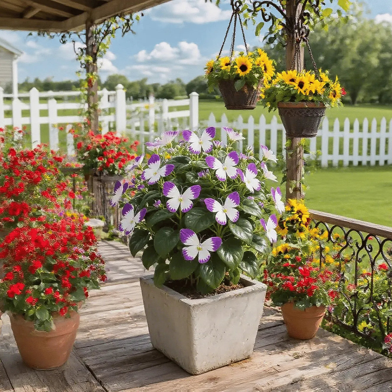 ✨easy-to-grow seeds — butterfly blooms for a living garden + 100 grams organic pot mix free