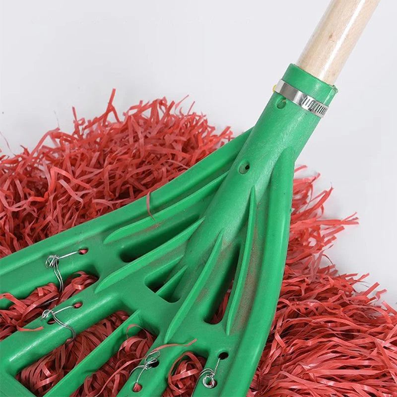 🏡outdoor mega broom head - soft & durable plastic 🧹