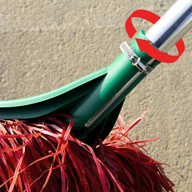 🏡outdoor mega broom head - soft & durable plastic 🧹