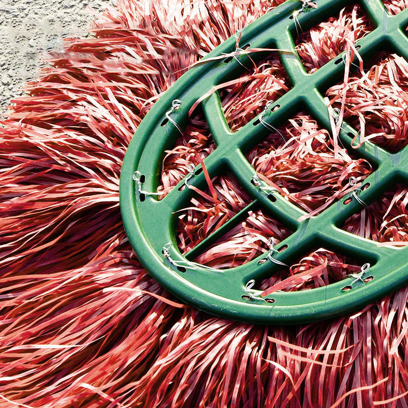 🏡outdoor mega broom head - soft & durable plastic 🧹